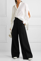 Thumbnail for your product : Lemaire Wool Wide-leg Pants - Black