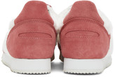 Thumbnail for your product : Comme des Garçons Shirt Pink and White Spalwart Edition Pitch Low Sneakers
