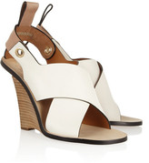 Thumbnail for your product : Chloé Leather wedge sandals