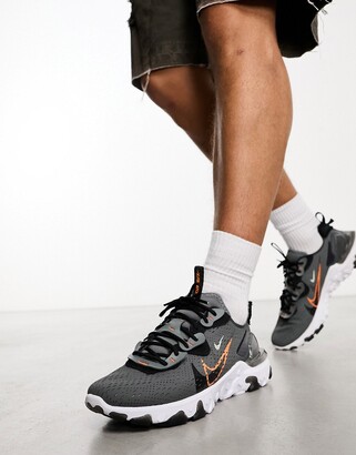nike react vision grey and orange