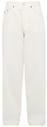 Balenciaga Wide Leg Jeans - Mens - White