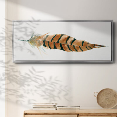 Wexford Home Tail Feather I- Framed Canvas