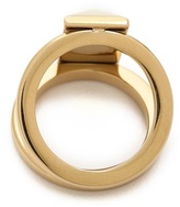 Thumbnail for your product : Rebecca Minkoff Rectangle Metal Stud Ring