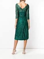 Thumbnail for your product : Rhea Costa floral lace pattern midi dress