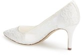 Thumbnail for your product : Menbur 'Flora' Lace Overlay Pointy Toe Pump (Women)