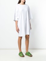 Thumbnail for your product : Erika Cavallini oversized T-shirt dress