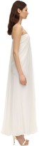 Thumbnail for your product : Alexander McQueen Draped Silk Chiffon Long Dress