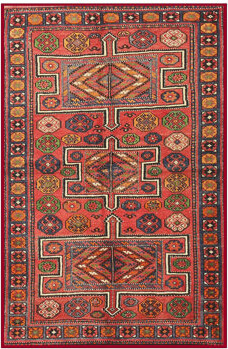 Bloomsbury Market Lazzaro Traditional Purple/Orange/Green Area Rug