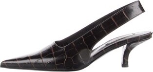 Totême Leather Slingback Pumps