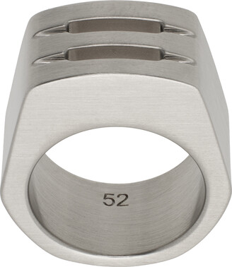 大人気! RICK OWENS Pyramid リング パラジウム ユニセックス Rick Owens - CRYSTAL PYRAMID RING | HBX - Globally Curated