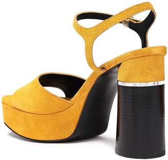 3.1 Phillip Lim Ziggy Embellished Suede Platform Sandals