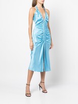 Thumbnail for your product : Nicholas Ruched-Detail Silk Dress