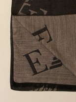 Thumbnail for your product : Emporio Armani Scarf Wool Scarf With Logo