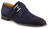 Thumbnail for your product : Saks Fifth Avenue Magnanni Suede Monk-Strap Shoes
