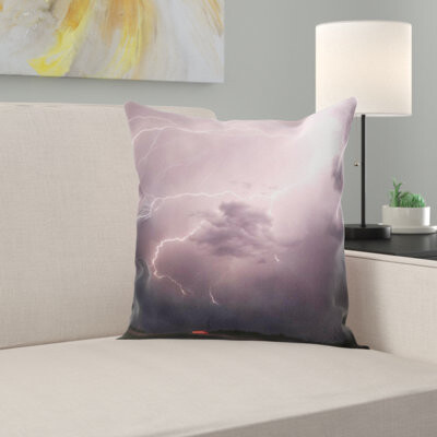 Lightning Throw Pillow