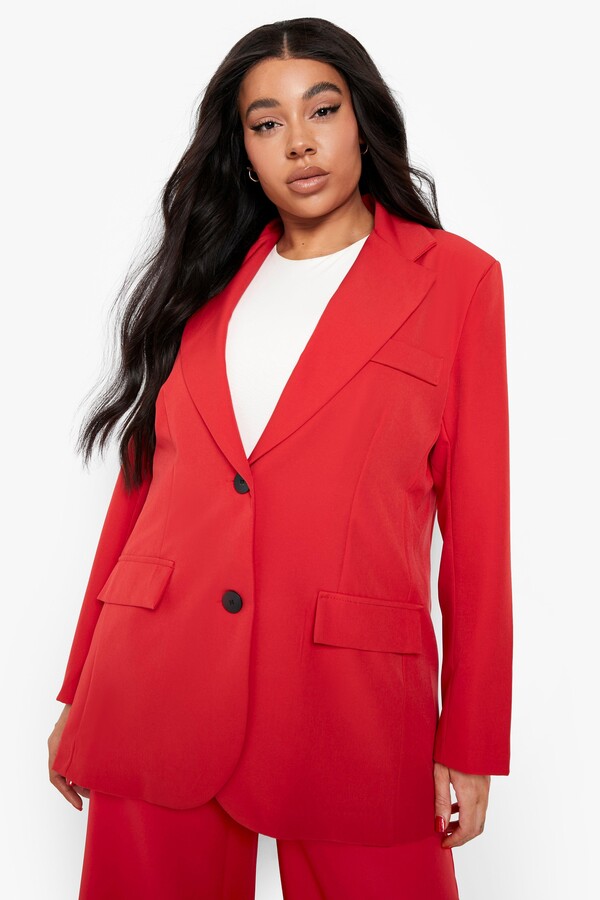 red blazer size 18