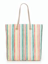 Thumbnail for your product : Talbots Watercolor Stripes Tote