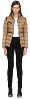 Thumbnail for your product : Mackage Irma-F4 Camel Light Winter Down Jacket With Leather Trims