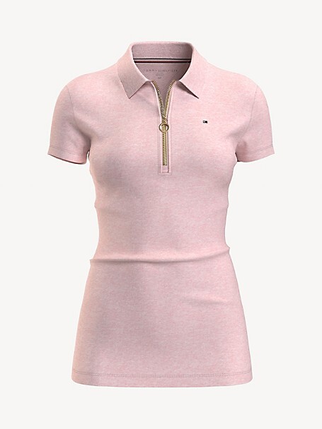 Tommy Hilfiger Pink Women's Polos | ShopStyle