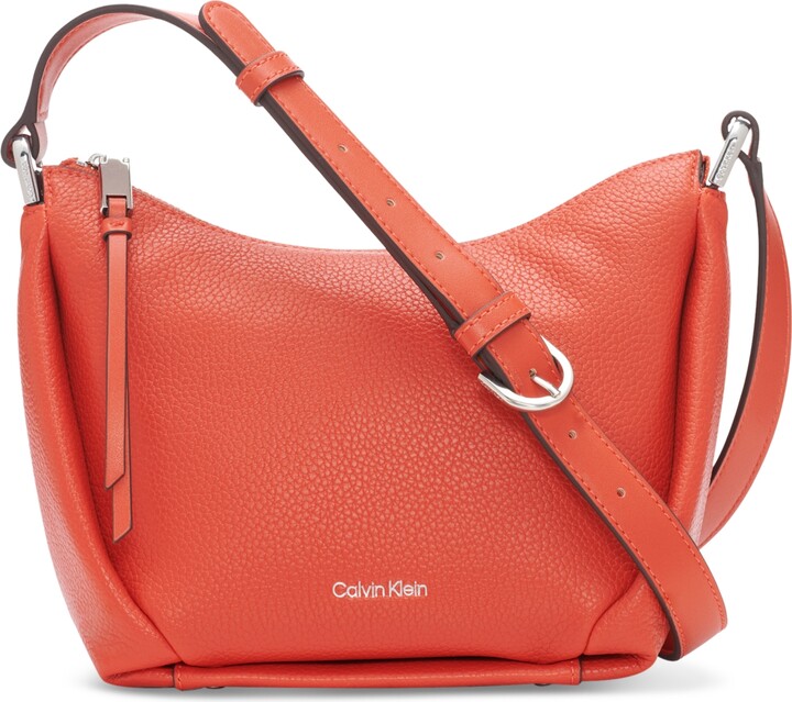 Calvin Klein Puffed Handbag, With Shoulder Strap Deep Orange - Buy At  Outlet Prices!
