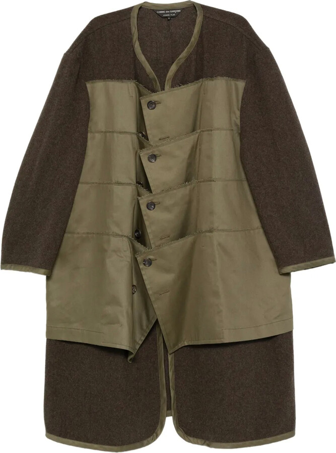 Comme des Garçons Homme Plus Button-Up Padded Coat