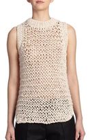 Thumbnail for your product : Maison Margiela Open-Weave Knit Tank