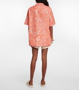 Thumbnail for your product : Etro Paisley printed oversized cotton shirt