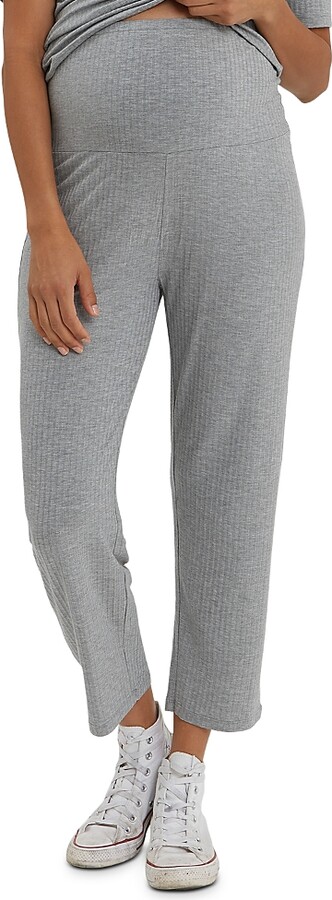 Nom Maternity Camilla Ribbed Maternity Pants