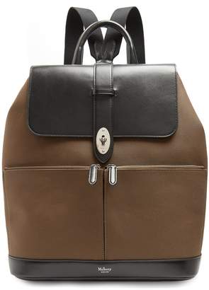 Mulberry Reston nylon and leather backpack
