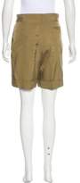 Thumbnail for your product : Dries Van Noten High-Rise Knee-Length Shorts w/ Tags