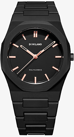 Black Polycarbon Dawn Light Polycarbonate Quartz Watch 1 Size