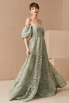 Thumbnail for your product : BHLDN Beatrice Organza Maxi Dress By in Green Size 10