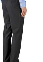 Thumbnail for your product : Charles Tyrwhitt Charcoal classic fit birdseye travel suit pants