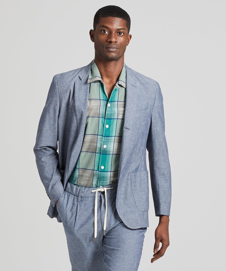 mens chambray jacket