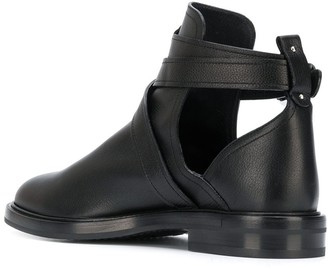 Casadei Crossover Straps Ankle Boots