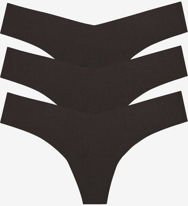 Commando Classic Solid Thong 3-Pack