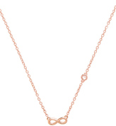 Thumbnail for your product : Sydney Evan Shy by Infinity Necklace with Diamond Bezel