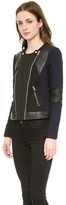 Thumbnail for your product : Rebecca Taylor Combo Moto Jacket