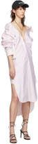 Thumbnail for your product : Alexander Wang Pink and White Falling Shirt Dress