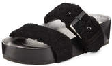 Thumbnail for your product : Rag & Bone Evin Platform Fur-Strap Sandal
