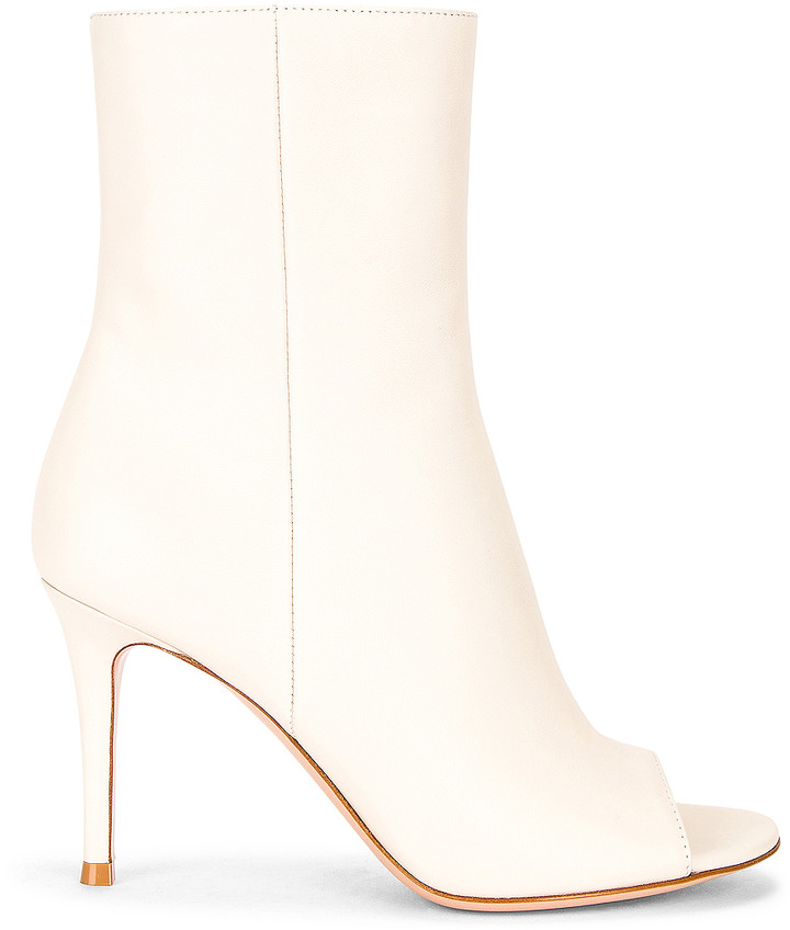 3 inch peep toe booties