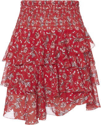 Intermix Keelan Ruffle Mini Skirt