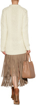 Thumbnail for your product : Michael Kors Suede Fringed Skirt Gr. 36