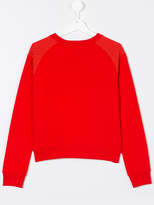 Thumbnail for your product : Moschino Kids studded logo sweatshirt