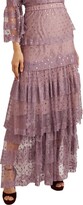 Thumbnail for your product : ANNA MASON Long Skirt Purple