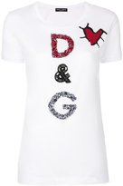 Dolce & Gabbana - t-shirt à appliqué de logo