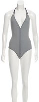 Thumbnail for your product : Tory Burch Striped One-Piece Swimsuit