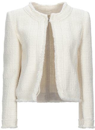 ivory boucle jacket
