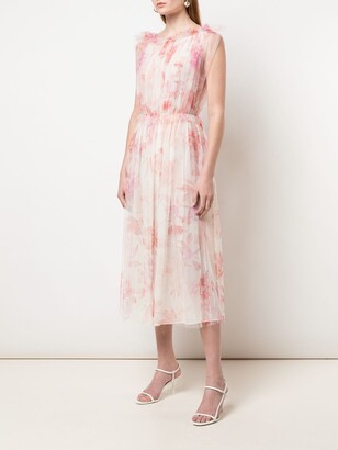 Jason Wu Floral-Print Flared Dress