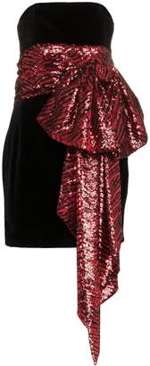 Alexandre Vauthier Embellished Bow Mini-Dress